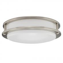  66860 - 16IN LED Double-ring Ceiling Luminaire Serie 2 26W 120V 30K Dim Chrome Frosted Round STANDARD